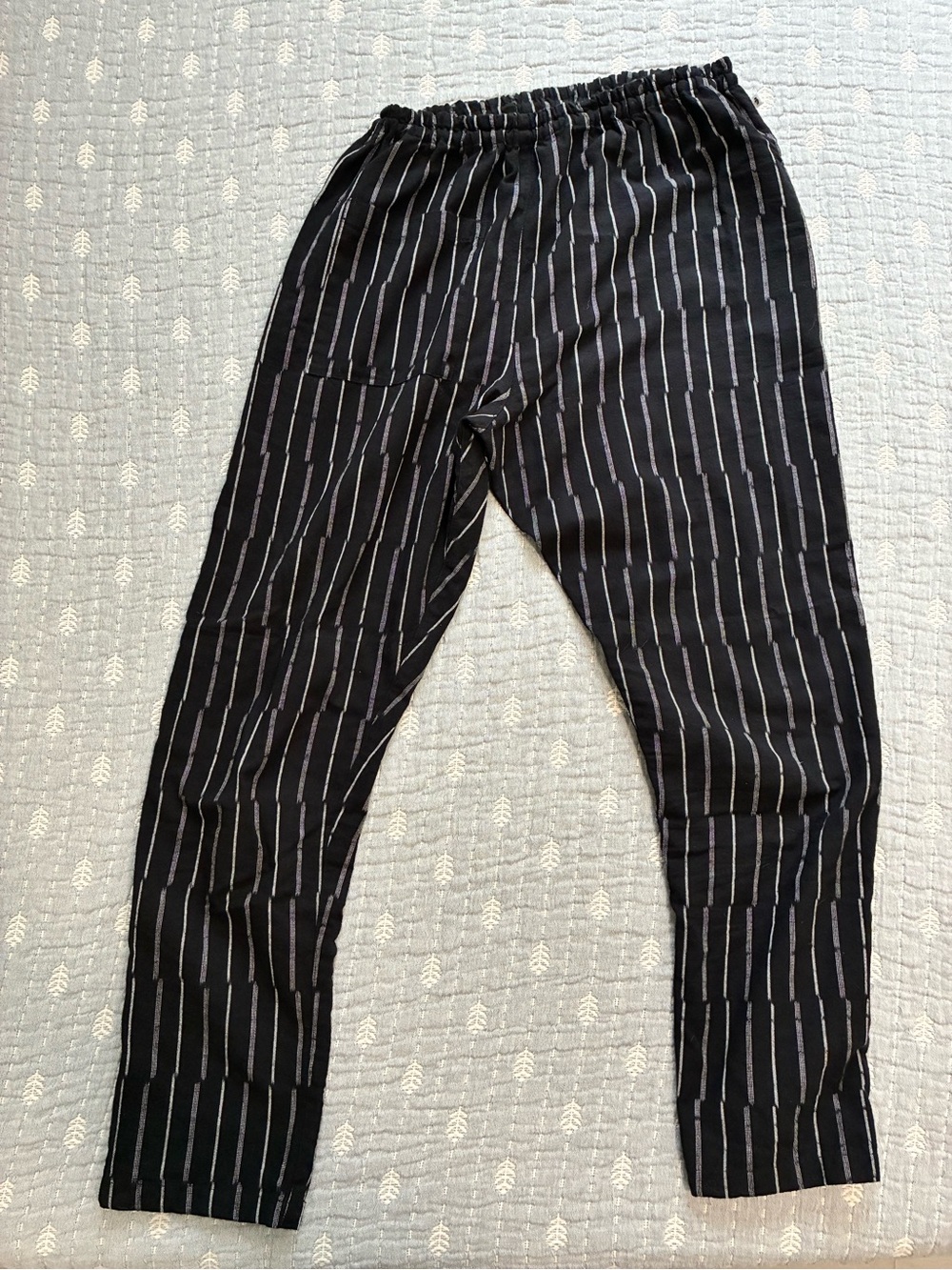 Unagino Nedoko Men's Black Japanese Farmer Monpe Trousers “Japan’s Blue Jeans”